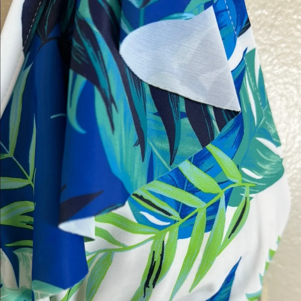 NEW Peyton & Parker Leaf‎ Print Bikini Top